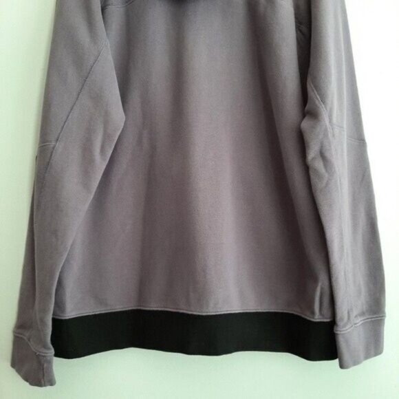 AEO Sweatshirt Hoodie Purple Pullover Top Men's Sz L Flawed - Picture 10 of 12